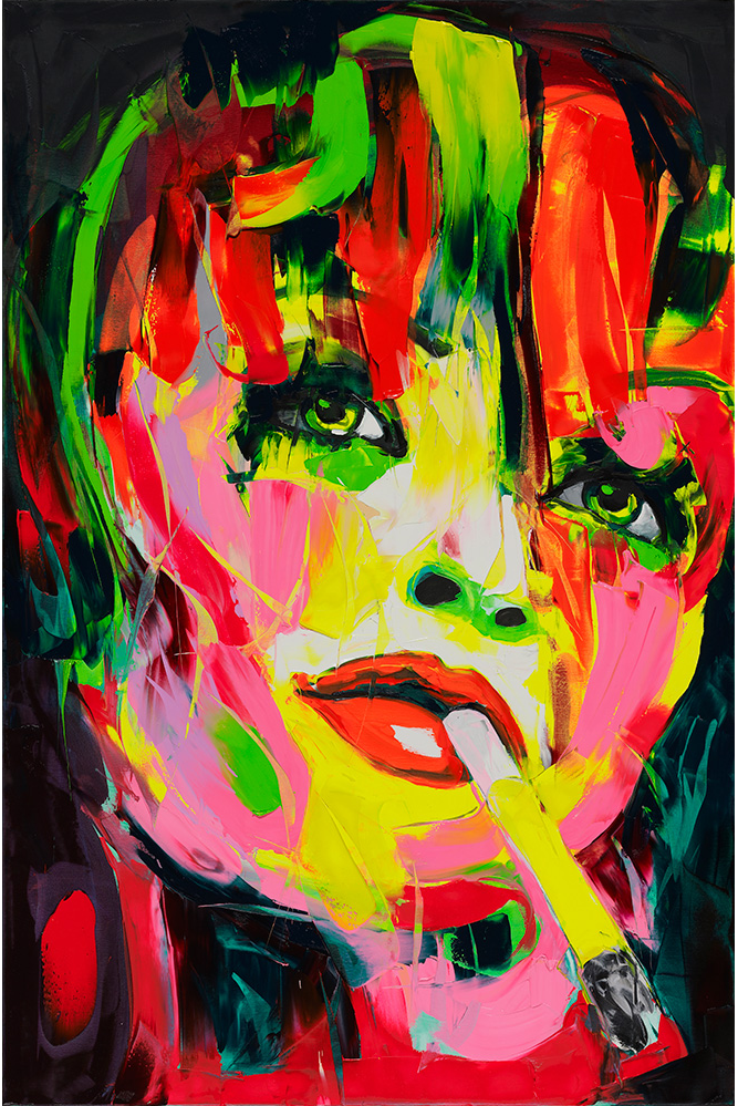 Francoise Nielly Portrait Palette Painting Expression Face226